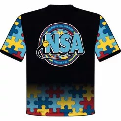 DSG Apparel National Softball Association NSA Autism Awareness Sublimated Short Sleeve Shirt