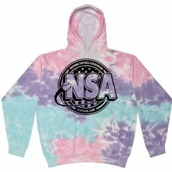 DSG Apparel National Softball Association NSA Crest Tie Dye Hoodie