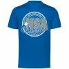 DSG Apparel National Softball Association NSA Dry Fit Royal Short Sleeve Shirt 1 DSG Apparel National Softball Association NSA Dry Fit Royal Short Sleeve Shirt -Deals BaseBallBat Store NSAFLAGLOGO2COLOR GreyWhiteonRoyalss
