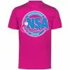 DSG Apparel National Softball Association NSA Dry Fit Hot Pink Short Sleeve Shirt 2 DSG Apparel National Softball Association NSA Dry Fit Hot Pink Short Sleeve Shirt -Deals BaseBallBat Store NSAFLAGLOGO2COLOR LightBlueWhiteonpink