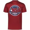 DSG Apparel National Softball Association NSA Dry Fit Cardinal Short Sleeve Shirt 2 DSG Apparel National Softball Association NSA Dry Fit Cardinal Short Sleeve Shirt -Deals BaseBallBat Store NSAFLAGLOGO2COLOR NavyWhitecardinal