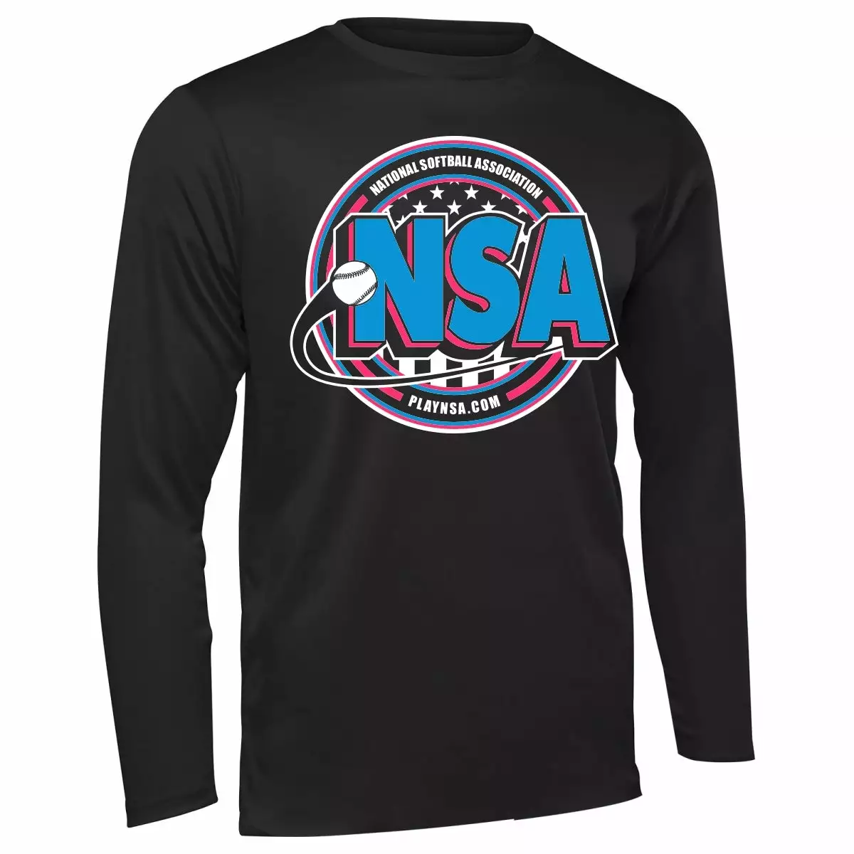 DSG Apparel National Softball Association NSA Dry Fit VICE Long Sleeve Shirt 3 DSG Apparel National Softball Association NSA Dry Fit VICE Long Sleeve Shirt