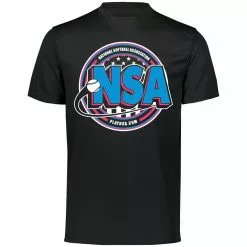 DSG Apparel National Softball Association NSA Dry Fit VICE Short Sleeve Shirt