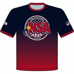 DSG Apparel National Softball Association NSA Fade Sublimated Short Sleeve Shirt