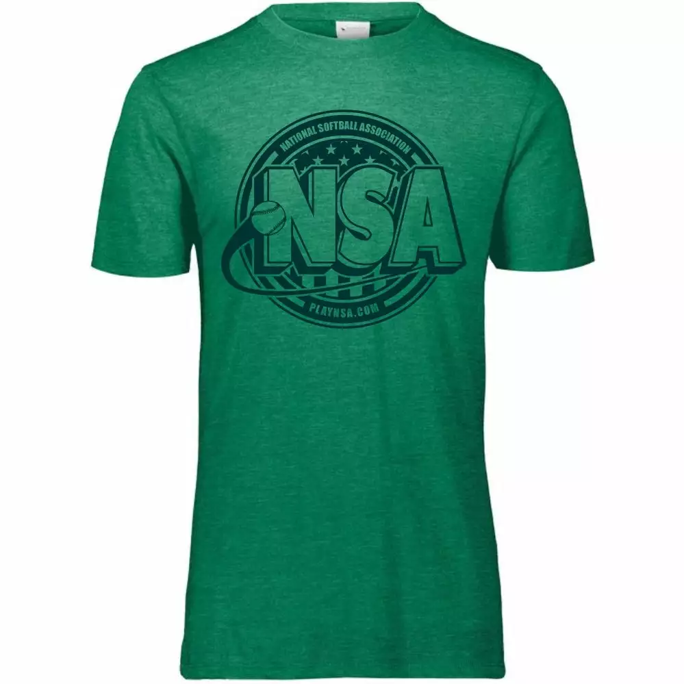 DSG Apparel National Softball Association NSA Tone Tri Blend Short Sleeve Shirt 4 DSG Apparel National Softball Association NSA Tone Tri Blend Short Sleeve Shirt - Image 2