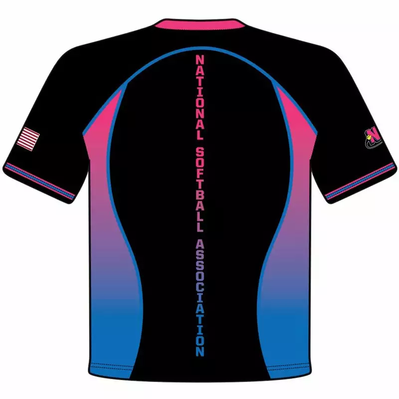 DSG Apparel National Softball Association NSA VICE Sublimated Short Sleeve Shirt 4 DSG Apparel National Softball Association NSA VICE Sublimated Short Sleeve Shirt - Image 2