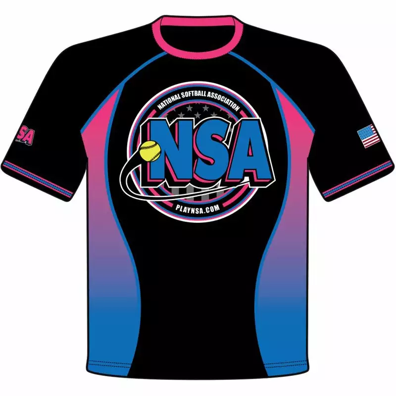 DSG Apparel National Softball Association NSA VICE Sublimated Short Sleeve Shirt 3 DSG Apparel National Softball Association NSA VICE Sublimated Short Sleeve Shirt