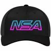 Pacific Headwear NSA Outline Series VICE Flex Fit Hat: 404M-BKPKBL -Deals BaseBallBat Store NSAVice