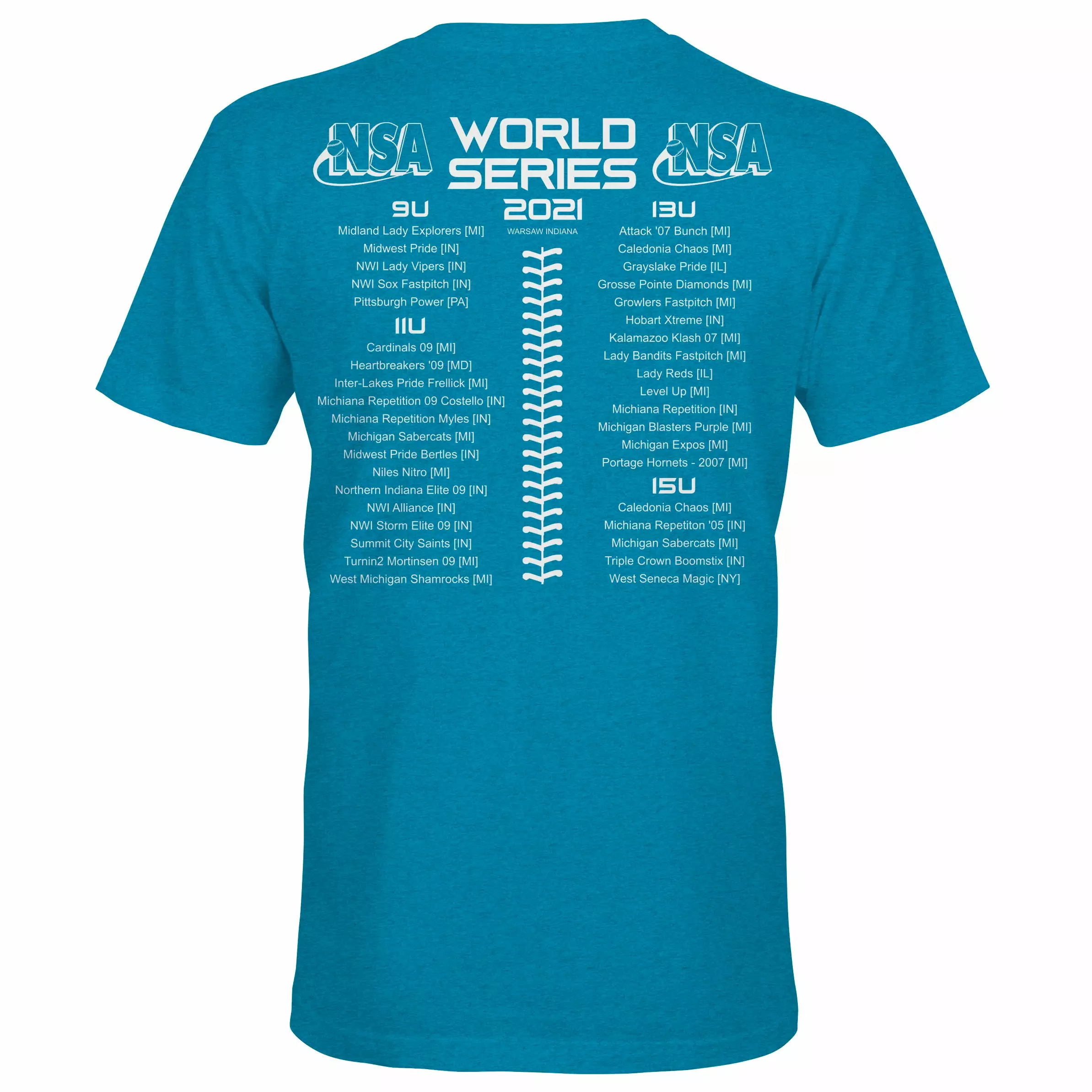 DSG Apparel 2021 NSA Odd Age World Series Fastpitch Tournament T-Shirt 6 DSG Apparel 2021 NSA Odd Age World Series Fastpitch Tournament T-Shirt - Image 4