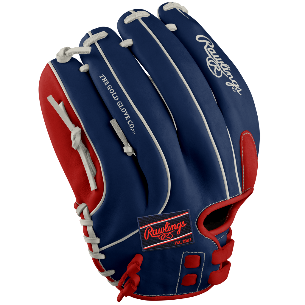 Rawlings Heart of the Hide 12.5" DSG Exclusive Fastpitch Glove: PRO125KR-18RWBDSG 5 Rawlings Heart of the Hide 12.5" DSG Exclusive Fastpitch Glove: PRO125KR-18RWBDSG - Image 3