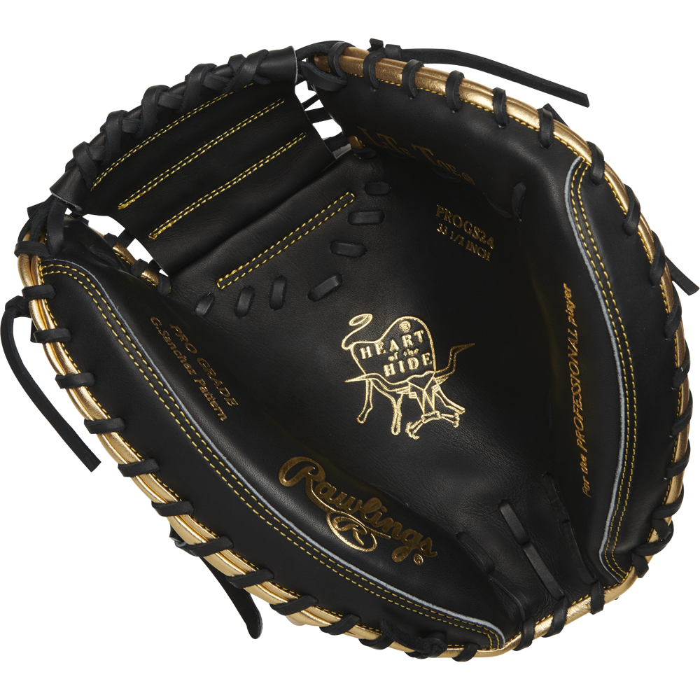 Rawlings Heart of the Hide 33.5" Baseball Catcher's Mitt: PROGS24 4 Rawlings Heart of the Hide 33.5" Baseball Catcher's Mitt: PROGS24 - Image 2