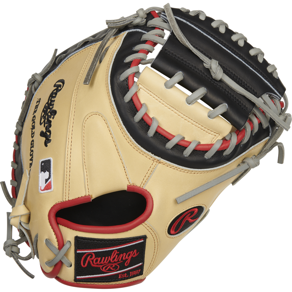 Rawlings Heart of the Hide ContoUR 33" Baseball Catcher's Mitt: PRORCM33UC 3 Rawlings Heart of the Hide ContoUR 33" Baseball Catcher's Mitt: PRORCM33UC