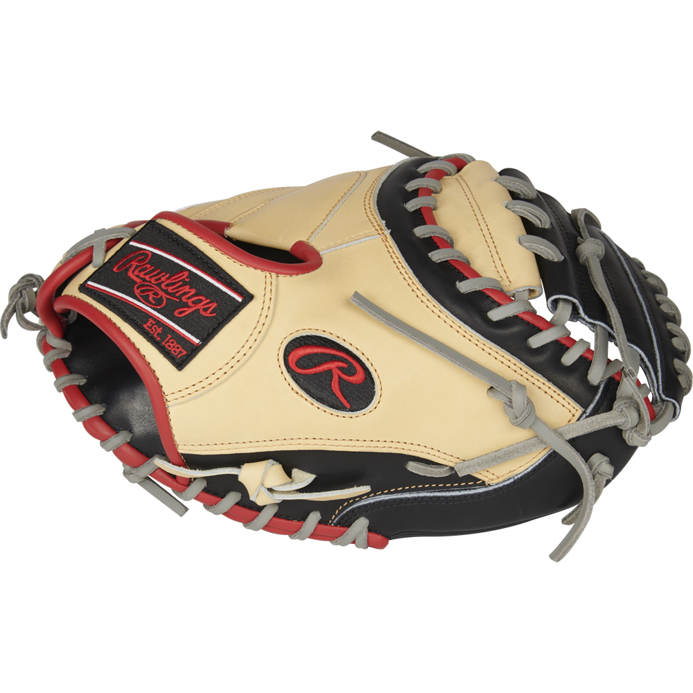 Rawlings Heart of the Hide ContoUR 33" Baseball Catcher's Mitt: PRORCM33UC 5 Rawlings Heart of the Hide ContoUR 33" Baseball Catcher's Mitt: PRORCM33UC - Image 3