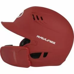 Rawlings R16 Matte Batting Helmet with Universal Jaw Guard: R6R07 -Deals BaseBallBat Store R6R07S MS 3