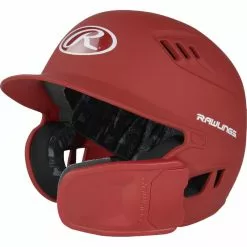 Rawlings R16 Matte Batting Helmet with Universal Jaw Guard: R6R07 -Deals BaseBallBat Store R6R07S MS 5