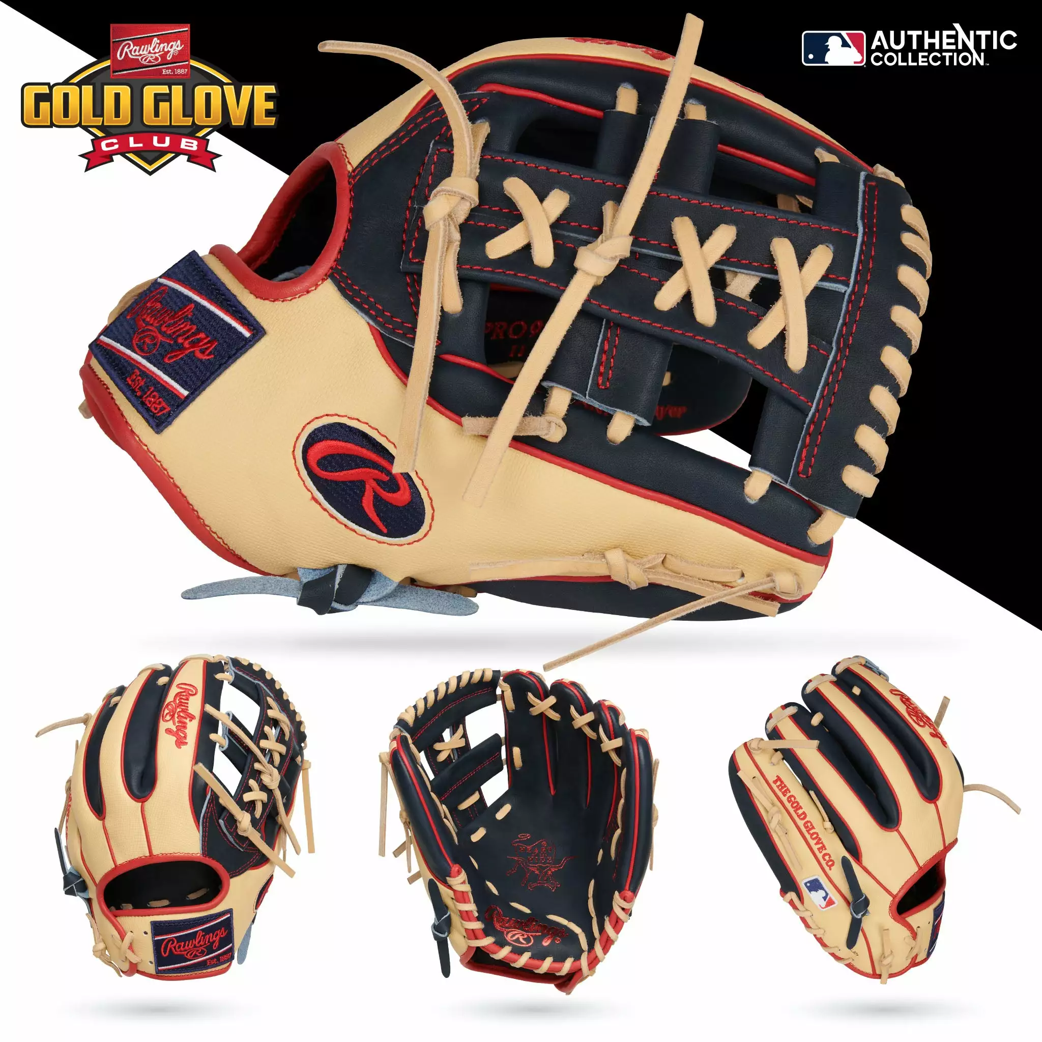 Rawlings Heart of the Hide 11.5" Baseball Glove - RGGC December 2021: PRO934-32NSS 7 Rawlings Heart of the Hide 11.5" Baseball Glove - RGGC December 2021: PRO934-32NSS - Image 5