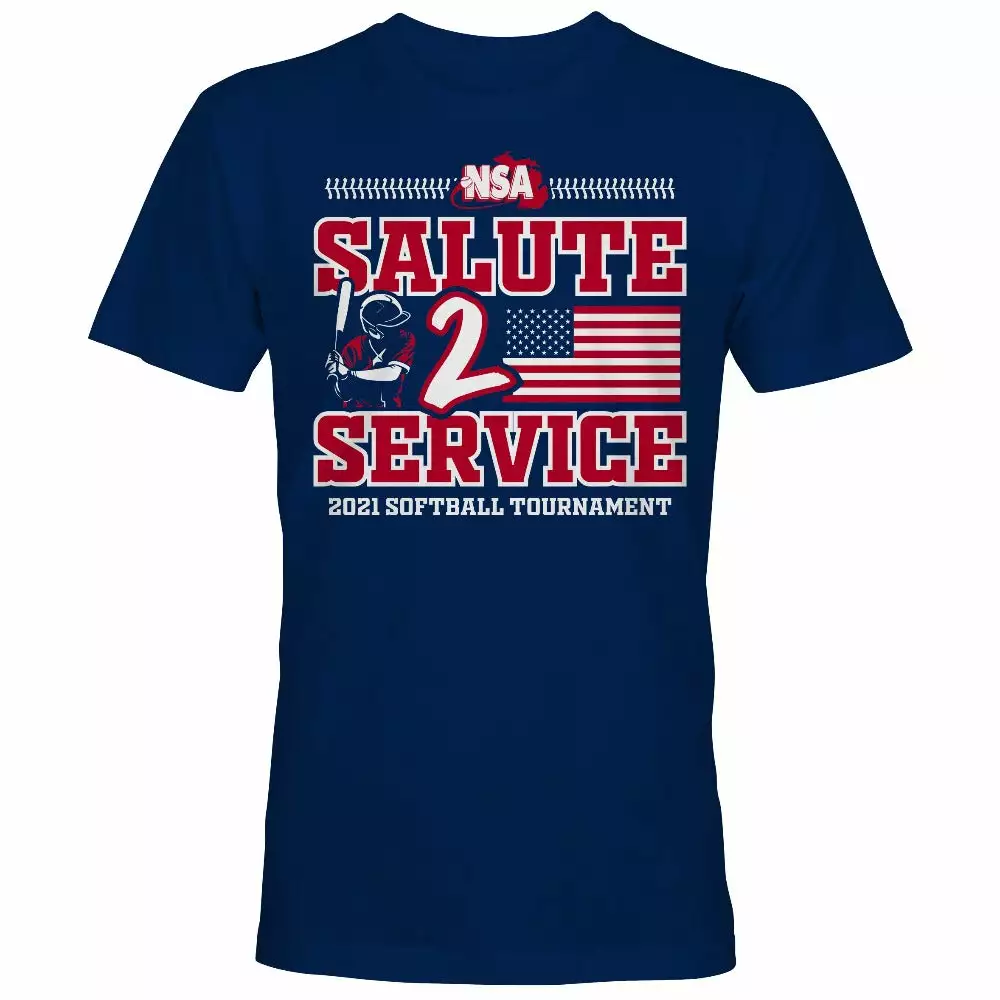DSG Apparel 2021 NSA Salute to Service Fastpitch Tournament T-Shirt 3 DSG Apparel 2021 NSA Salute to Service Fastpitch Tournament T-Shirt