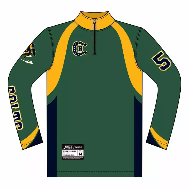 Champro Sports Champro Custom Sublimated 1/4 Zip Pullovers: JUICE 1/4ZIP 4 Champro Sports Champro Custom Sublimated 1/4 Zip Pullovers: JUICE 1/4ZIP - Image 2