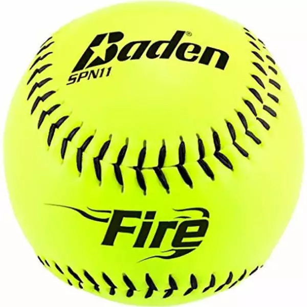 Baden NSA Fire ICON 11" 44/400 Synthetic Slowpitch Softballs: SPN11 3 Baden NSA Fire ICON 11" 44/400 Synthetic Slowpitch Softballs: SPN11