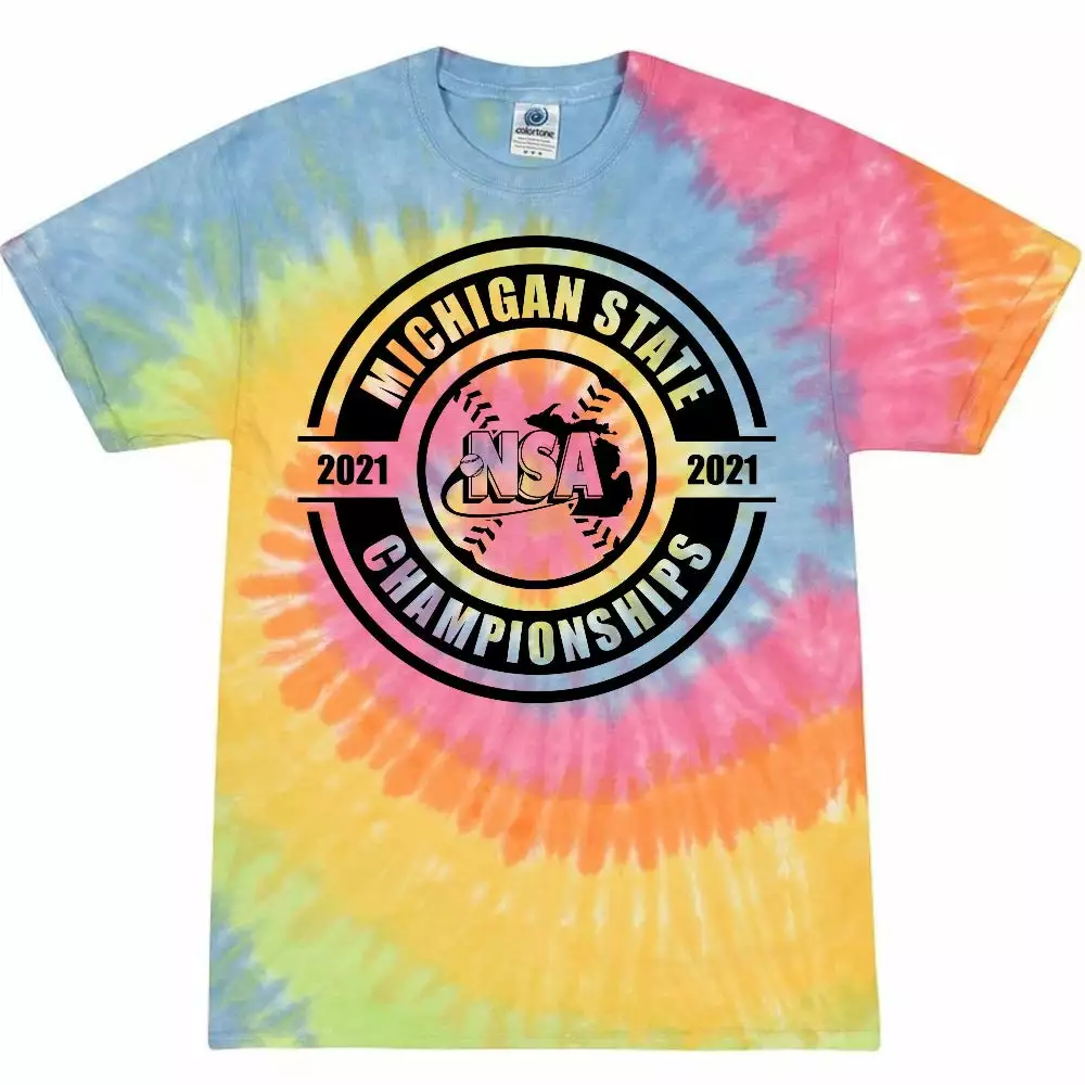 DSG Apparel 2021 NSA Michigan State Championships Fastpitch Tournament T-Shirt 2 DSG Apparel 2021 NSA Michigan State Championships Fastpitch Tournament T-Shirt