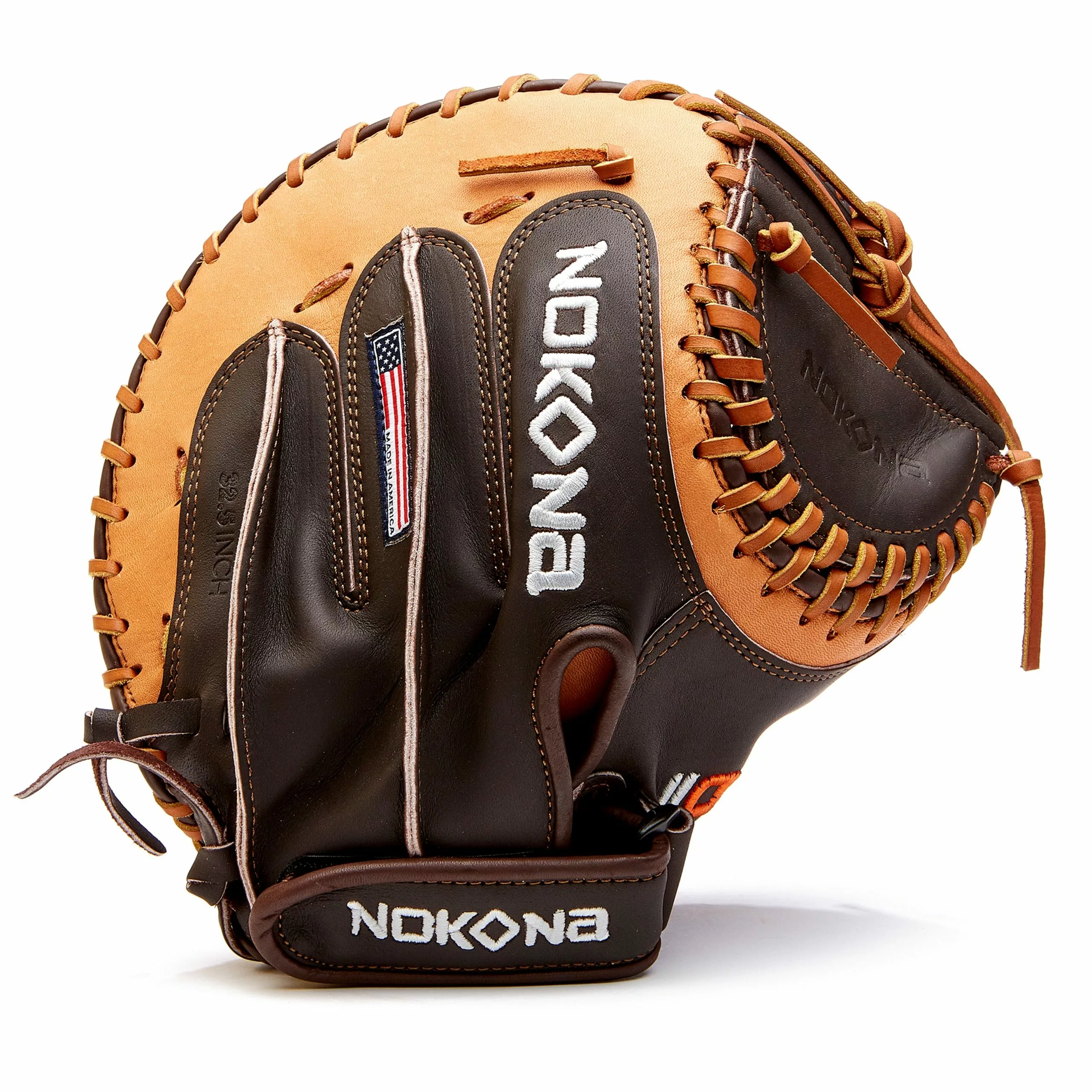 Nokona Alpha 2020 32.5"± Fastpitch Catcher's Mitt: SV2 3 Nokona Alpha 2020 32.5"± Fastpitch Catcher's Mitt: SV2