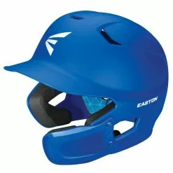 Easton Z5 2.0 Matte Solid Batting Helmet with Universal Jaw Guard: A168539 / A168540 -Deals BaseBallBat Store UNIVERSALJAWGUARD ROYAL