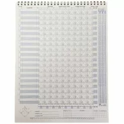 Athletic Specialties Diamond Sport Gear 18 Player Vertical Scorebook: SBB