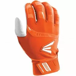 Easton Walk Off Adult Batting Gloves: A121802 -Deals BaseBallBat Store WALK OFF WHITEORANGE