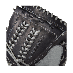 Wilson A2000 FPCM 34" SuperSkin Fastpitch Catcher's Mitt: WBW10021834 -Deals BaseBallBat Store WBW100218 4 A2000 C FPCM 34 GraySS Black