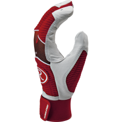 Rawlings Workhorse Adult Batting Gloves: WH950BG 21 Rawlings Workhorse Adult Batting Gloves: WH950BG -Deals BaseBallBat Store WH950BGscarlet side