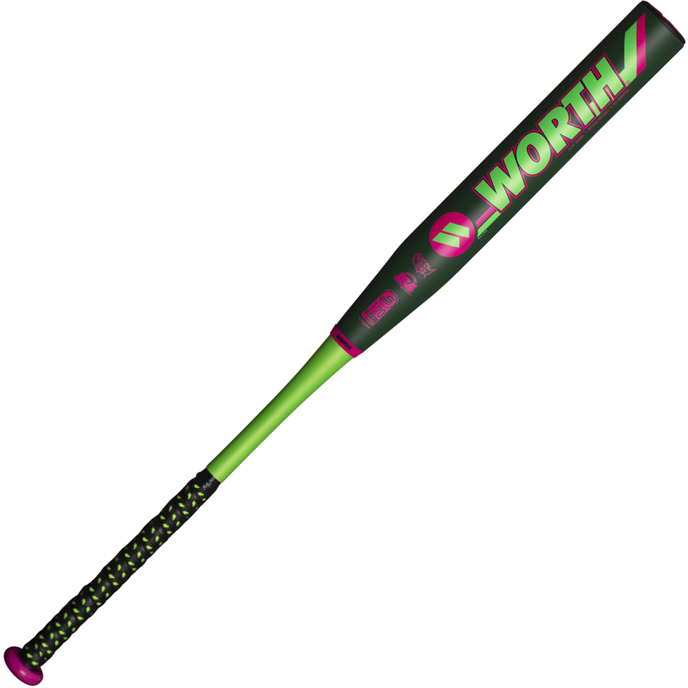 2021 Worth Legit Watermelon 12.75" XL Reload NSA / USSSA Slowpitch Softball Bat: WMLX21U 4 2021 Worth Legit Watermelon 12.75" XL Reload NSA / USSSA Slowpitch Softball Bat: WMLX21U - Image 2