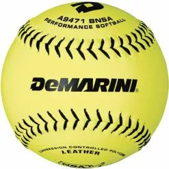 DeMarini NSA ICON 12" 44/400 Leather Slowpitch Softballs: WTA9471BNSA