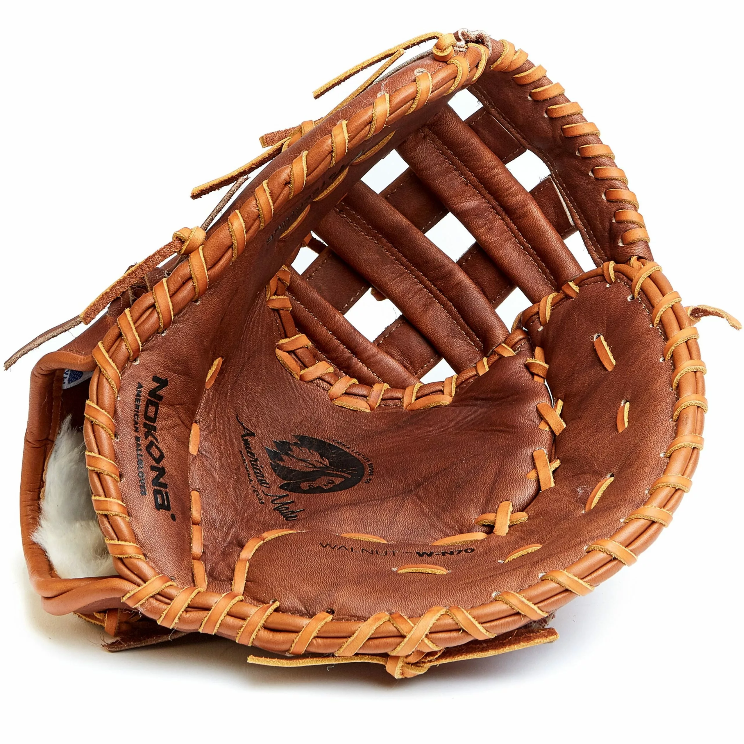 Nokona Walnut Classic 13" Baseball / Softball First Base Mitt: W-N70 4 Nokona Walnut Classic 13" Baseball / Softball First Base Mitt: W-N70 - Image 2