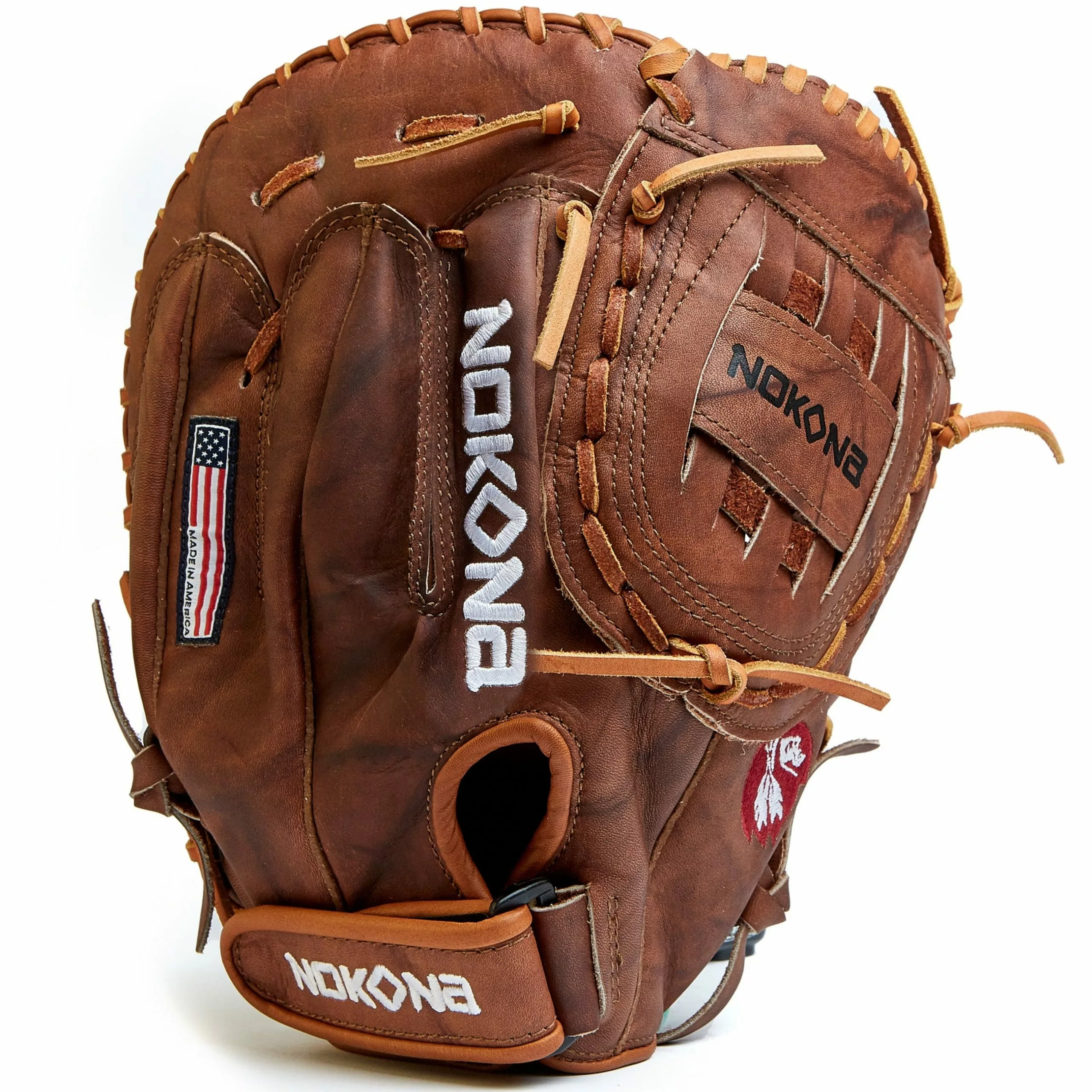Nokona Walnut Classic 14" Softball First Base Mitt: W-N80 3 Nokona Walnut Classic 14" Softball First Base Mitt: W-N80