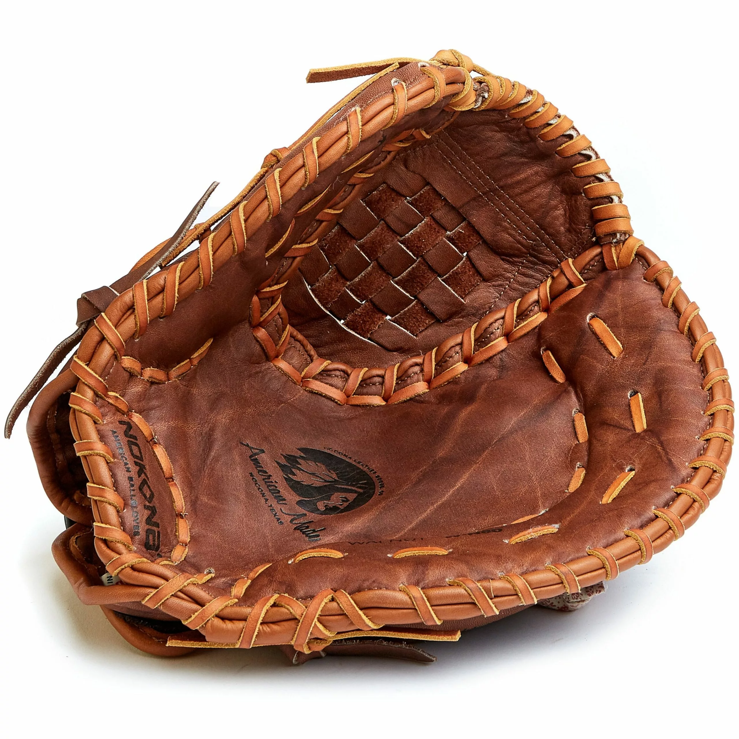 Nokona Walnut Classic 14" Softball First Base Mitt: W-N80 4 Nokona Walnut Classic 14" Softball First Base Mitt: W-N80 - Image 2