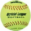 Worth Official League 12" 44/375 Synthetic Slowpitch Softballs: YWCS12 -Deals BaseBallBat Store YWCS12