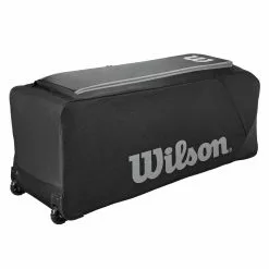 Wilson Team Gear Wheeled Equipment Bag: WTA9710BL -Deals BaseBallBat Store a0ad33d9d35d14e983a6df0a188c84b1356fa590 WTA9710BL Wilson Team Gear BL Side