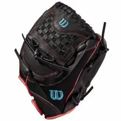 Wilson Flash 11.5" Fastpitch Glove: WBW100415115 -Deals BaseBallBat Store c1ad5a1a54662140f0508b2ff661e11f37c65faf WBW100415 2 A440 Flash Pitcher 115 Black HotPink