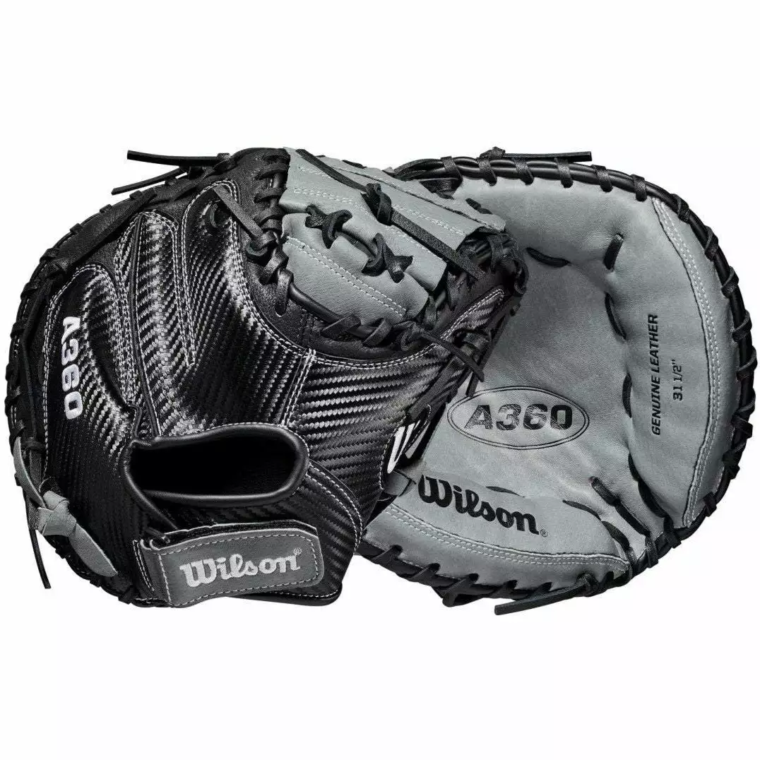 Wilson A360 31.5" Baseball Catcher's Mitt: WBW100190315 6 Wilson A360 31.5" Baseball Catcher's Mitt: WBW100190315 - Image 4