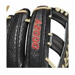 Wilson A2000 FP12 12" Fastpitch Glove: WBW10020912 -Deals BaseBallBat Store f611b77961fa5153978abe87f86c45fd28bd50bd WBW100209 5 A2000 IF FP12 12 BlackSnakeSS Blonde Black
