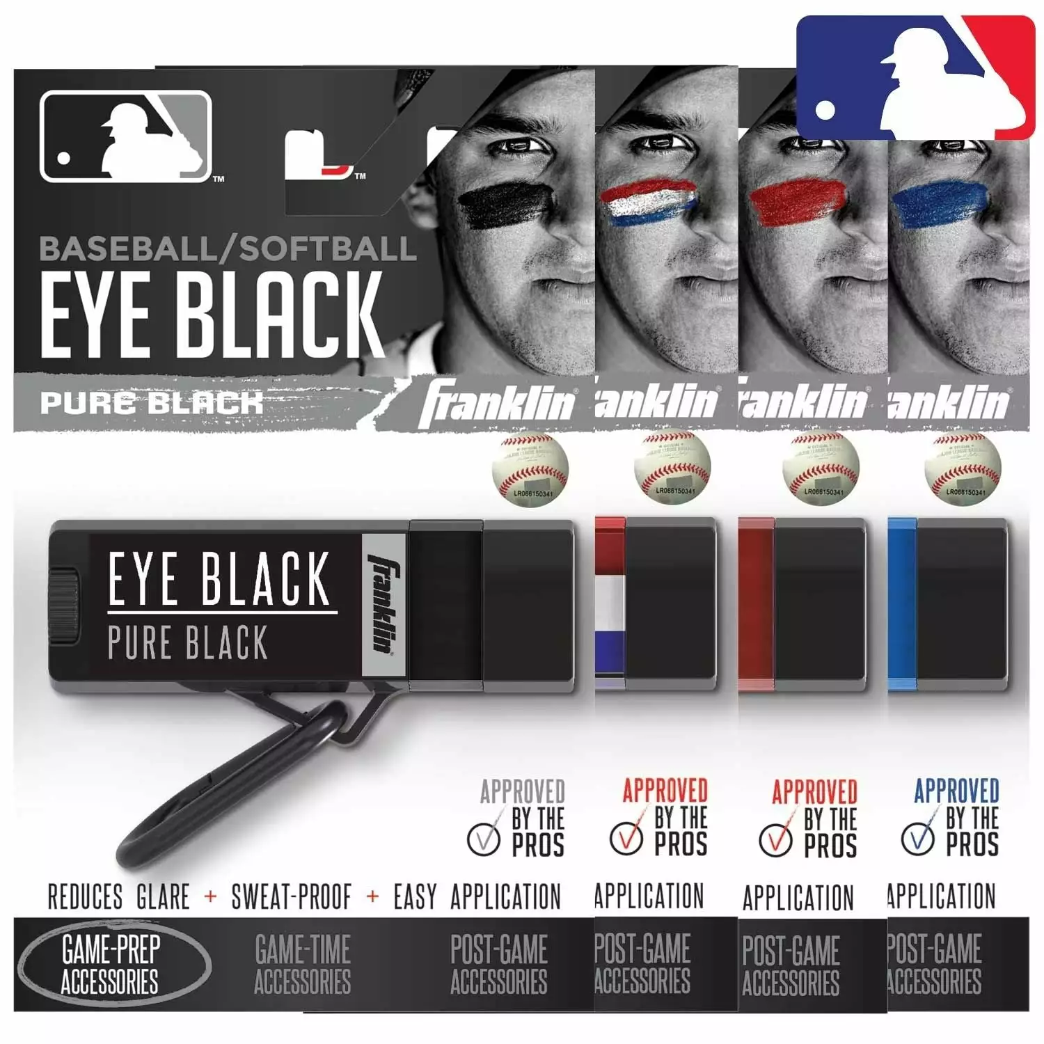Franklin MLB® Colored Eye Black: 23475C 11 Franklin MLB® Colored Eye Black: 23475C - Image 9