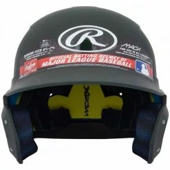 Rawlings Mach Matte Batting Helmet: MACH 16 Rawlings Mach Matte Batting Helmet: MACH -Deals BaseBallBat Store rawlings batting helmet adult matte mach inset4