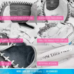 Easton Jen Schroeder Professional Collection Signature Series 34" Fastpitch Catcher's Mitt: RUDI2020 -Deals BaseBallBat Store rudi20204