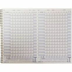 Athletic Specialties Diamond Sport Gear 15 Player Side by Side Scorebook: SBB2