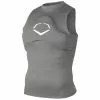 EvoShield Chest Guard Sleeveless Shirt: WTV3100CH 2 EvoShield Chest Guard Sleeveless Shirt: WTV3100CH -Deals BaseBallBat Store wtv1047102010 g2s full sleeveless a102 chestback new charcoal 8