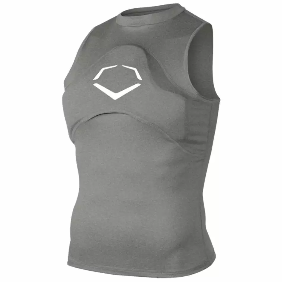 EvoShield Chest Guard Sleeveless Shirt: WTV3100CH 3 EvoShield Chest Guard Sleeveless Shirt: WTV3100CH